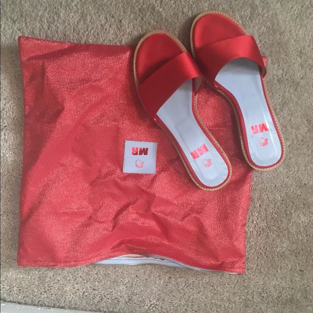 Slide Flat Sandals by MR by Man Repeller
